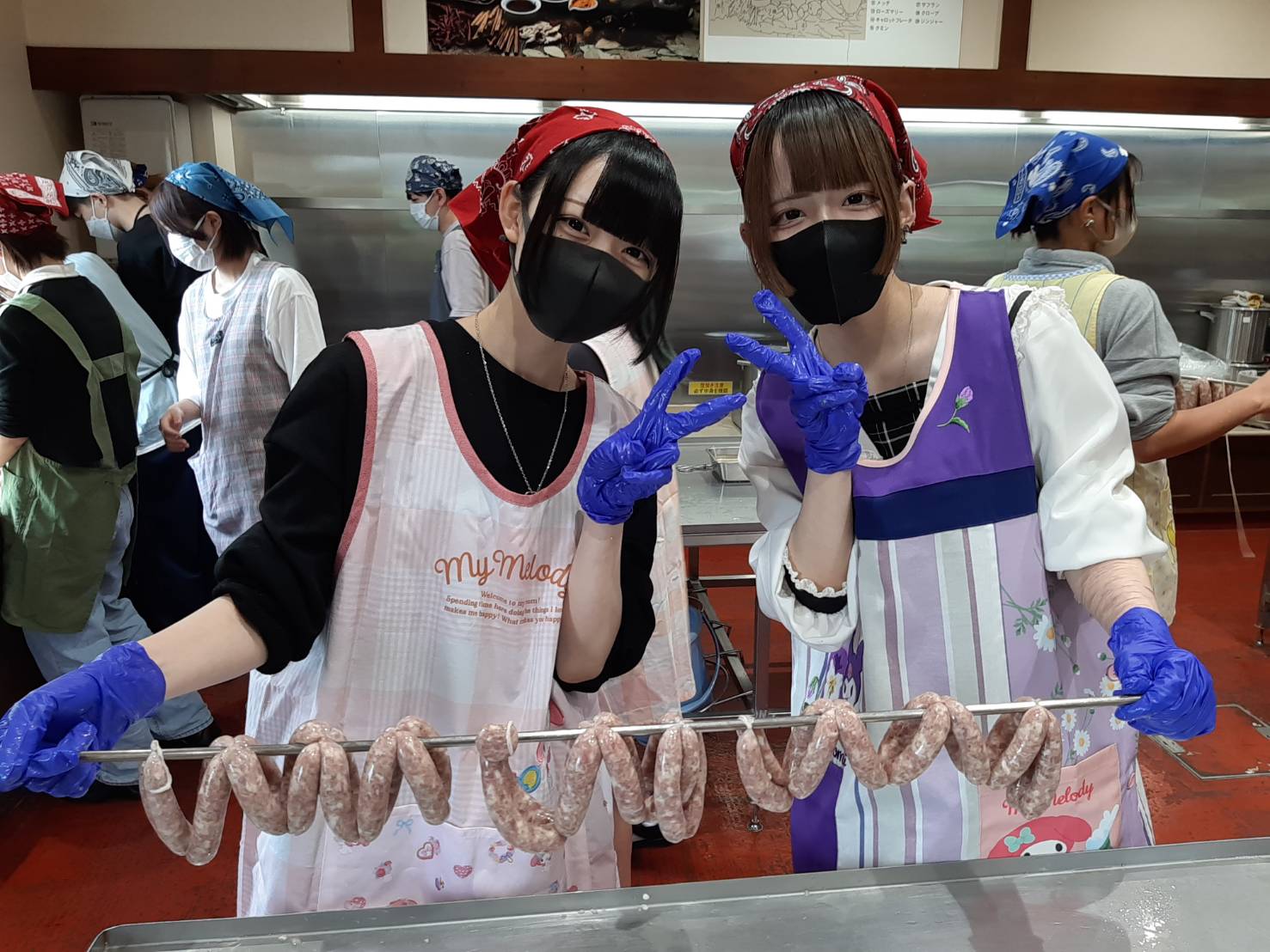 オリジナル行事紹介①「手作りソーセージ体験学習」